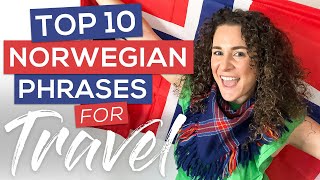 Top 10 Norwegian Phrases for Travel 🇳🇴Norwegian for Beginners 📚FREE CheatSheet [upl. by Bari]