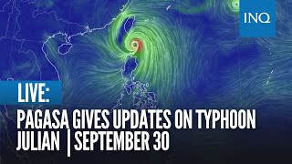 LIVE Pagasa gives updates on Typhoon Julian  Sept 30 [upl. by Darryn]