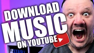 How To Download Music From YouTube for FREE [upl. by Suirad]