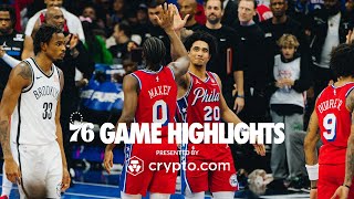 Sixers vs Nets  Sixers Snap Loss Streak with Big Victory Over Nets [upl. by Sperry]