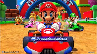 Arcade Gameplay  Mario Kart Arcade GP DX [upl. by Nnylesor]