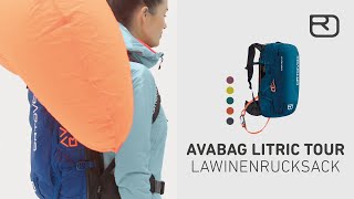 AVABAG LiTRIC TOUR Lawinenrucksack Deutsch  ORTOVOX [upl. by Jacquette]