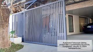 automated telescopic sliding gate [upl. by Courtnay]