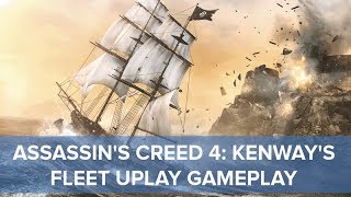 Assassins Creed 4  Kenways Fleet Exclusive Uplay Gameplay  Eurogamer [upl. by Roger982]