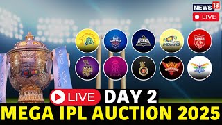 IPL 2025 Mega Auction Day 2 Live Updates  IPL Mega Auction Live  IPL Auction Live  Cricket  N18L [upl. by Adnarym262]