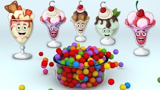 Ice Cream Finger Family Song  Daddy Finger Rhyme [upl. by Uamak]