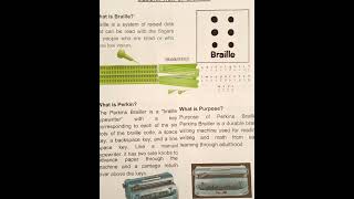 Braille Introduction  Perkins Brailler visualimpairment braille specialeducation [upl. by Haig]