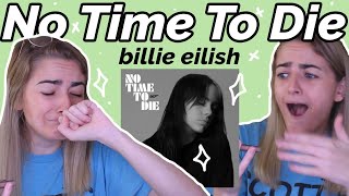 No Time to Die  billie eilish REACTION [upl. by Aokek]