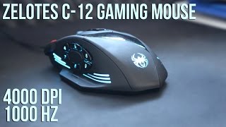 Zelotes C12 Gaming Mouse Review  Best in its price range [upl. by Barmen]