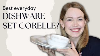 Reviewing corelle dishware 🍽 Best dishware set 2022 [upl. by Evy]