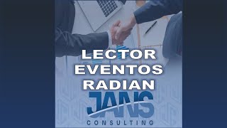 Lector Eventos RADIAN  Factura Electronica DIAN [upl. by Ytsirk]