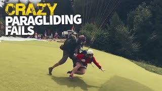 Crazy Paragliding Fails Caught on Camera  What Goes Up [upl. by Ingalls638]