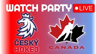 Canada vs Czechia 2023 IIHF World Junior Championship Gold Medal Game Live Watch PartyCommentary [upl. by Ranit537]