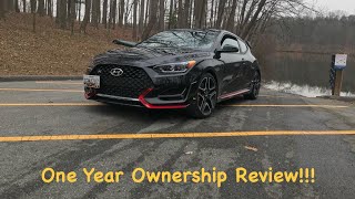 2021 Veloster N DCT 1 year Ownership Review  Pros amp Cons [upl. by Jallier]