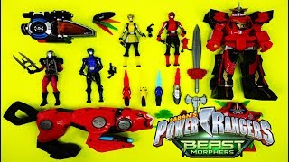 Power Rangers Beast Morphers Toy HAUL  BeastX Morpher Cheetah Beast Blaster Action Figures [upl. by Barcroft]