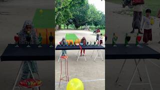 Drum to Pop Balloon Challenge Between Two Friends reels funny shortvideo trending foryou [upl. by Willyt]