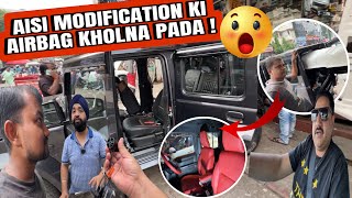 JIMNY ki Aisi Interior Modification ki Airbag Khol Diya  Aisi Modification KarolBagh Mein  jimny [upl. by Elodea742]