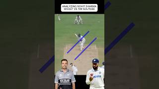 Rohit Sharma Wicket Analysis Vs Tim Southee  India Vs New Zealand 2nd Test 2024 [upl. by Ybrik]