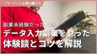 在宅データ入力を副業でやった私だから伝えられること！仕事内容・キツイ所・良い所、仕事の撮り方、稼ぐコツも解説 [upl. by Undis]