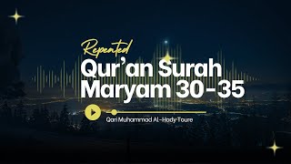 Surah Maryam 3035 Syeikh Hadi Toure  Heart Melting Recitation With English Translation [upl. by Nevi78]