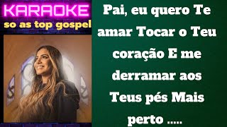 aleluia gabriela rocha karaoke playback [upl. by Roselia443]