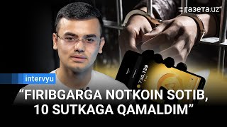 Notkoin sotib 10 sutkaga qamalgan yigit bilan eksklyuziv intervyu [upl. by Eeramit]