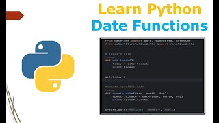 Python  Guide to Dates Times and Timedeltas [upl. by Renaldo]