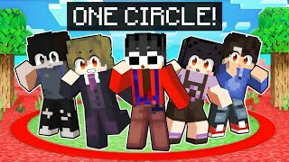 Minecraft But We Can’t Leave This CIRCLE [upl. by Marmawke]