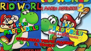 Super Mario World Overworld Theme Mashup 2 TRACKS [upl. by Nivlag]