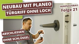 Türgriff montieren  Tür schließen ohne Schlüssel [upl. by Bandur]