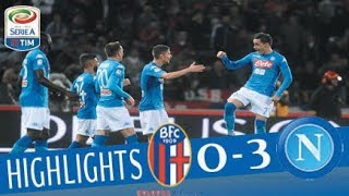 Bologna  Napoli  03  Highlights  Giornata 3  Serie A TIM 201718 [upl. by Sokim]