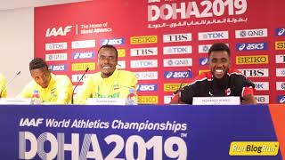 Doha WC 2019  Mens 5000m Final Press Conference [upl. by Pritchard]