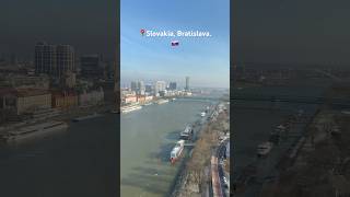 Bratislava Slovakia 🇸🇰 dunav castle bratislava slovakia trip vlog gopro12 [upl. by Hoseia]