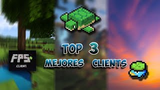 MEJOR CLIENTES PARA MINECRAFT BEDROCK PE bedrock 2 fps client turtle client lotad client [upl. by Enerak]