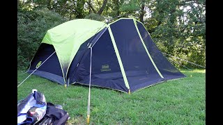 Coleman 6 Person Dark Rest Tent  Set up [upl. by Ingelbert]