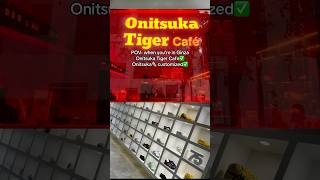 ONITSUKA TIGER GINZA TOKYO ❤️‍🔥 cafe and customized shoes vbts [upl. by Arlina]