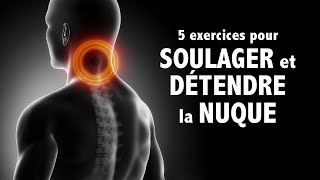 5 exercices pour DÉTENDRE et SOULAGER la nuque [upl. by Callan]