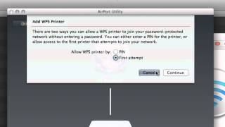 Easily Connect a WPS Printer to Apple Airport Extreme How to [upl. by Atcliffe]