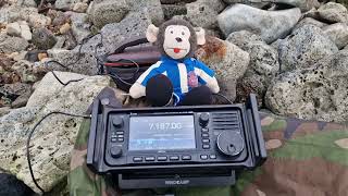 QRP 2 QRP Icom IC705 to X6100 POTA P2P 31122023 [upl. by Avir494]