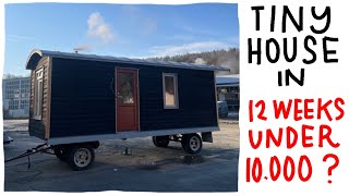 Building a Tiny House in 12 weeks under 10000 [upl. by Lacee333]