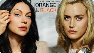 Taylor Schilling amp Laura Prepon on ORANGE IS THE NEW BLACK  PATZE TALKS [upl. by Iliam]