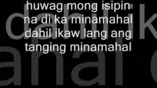 Tanging Pagibig Lyrics rap [upl. by Brodsky]