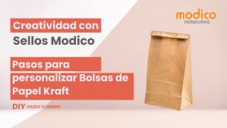 Empaque personalizado de Papel Kraft [upl. by Ajed703]