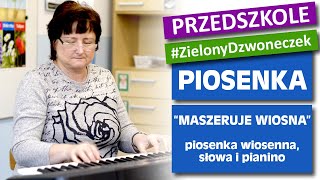 Maszeruje wiosna piosenka wiosenna dla dzieci słowa i pianino [upl. by Ced158]