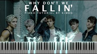 Why Dont We  Fallin Adrenaline Piano Tutorial  Sheets [upl. by Jt]