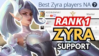 How I Became the almost RANK 1 ZYRA SUPPORT in NA  League of Legends Highlights [upl. by Eenyaj]