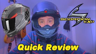 Scorpion EXO R1 EVO Air Quick Review [upl. by Warwick499]