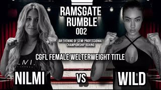 CGFL  Ramsgate Rumble 2  Nilmi vs Aria Wild [upl. by Aihtnis579]