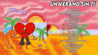 Un Verano Sin Ti  Bad Bunny  AlbumDisco Completo  MIX [upl. by Mail]