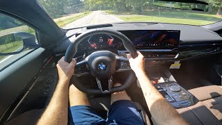 2025 BMW 530i M Sport POV Drive Impressions and ASMR [upl. by Notreve]